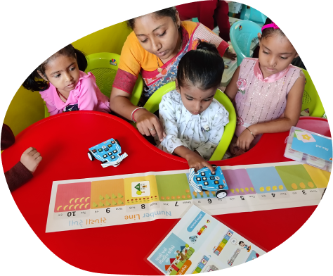 Group activity with intelligent toys